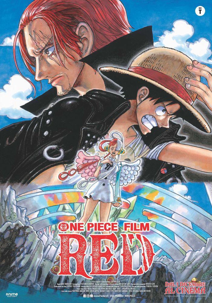 One Piece Film RED - Poster Italiano Ufficiale